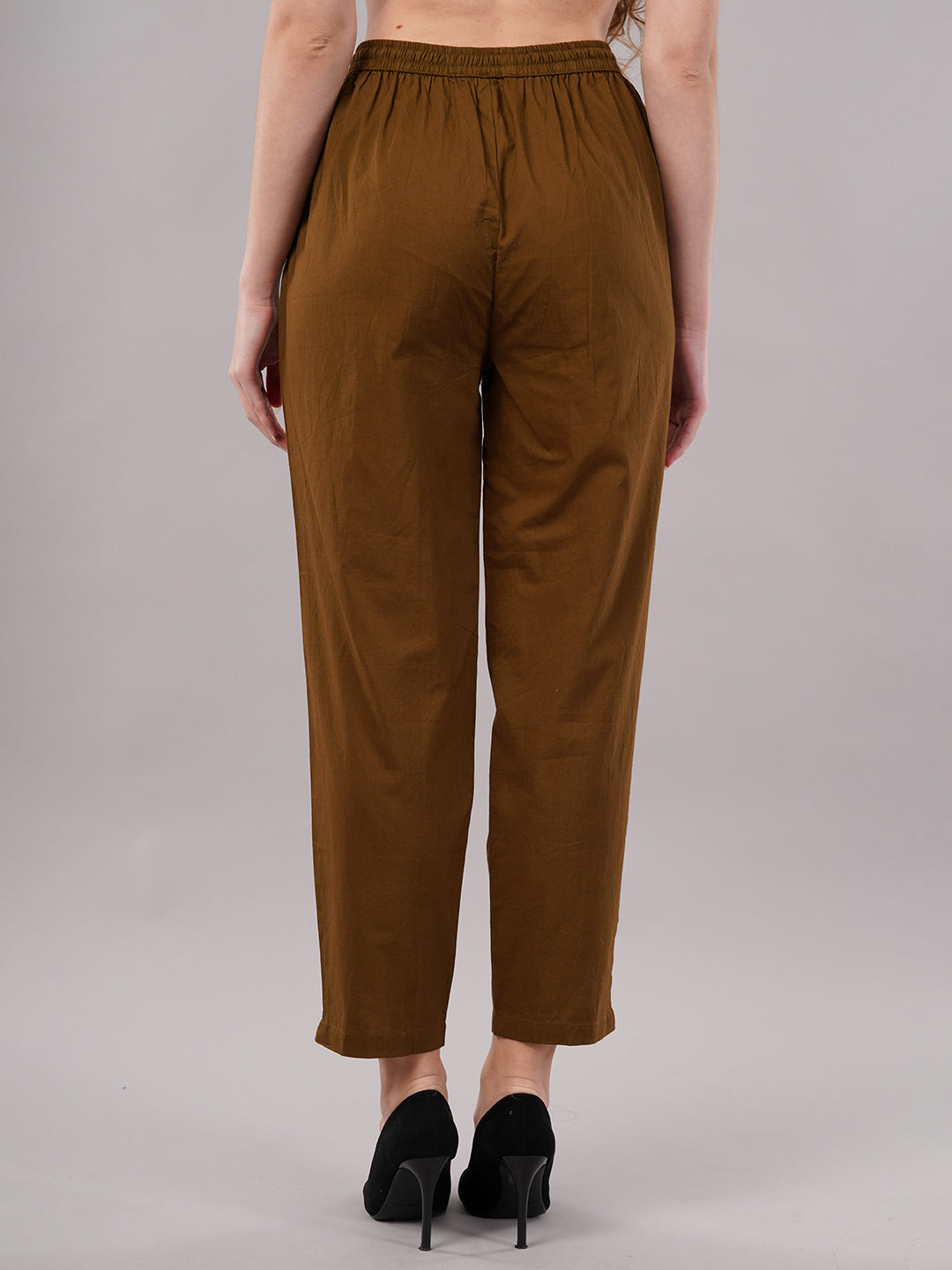 dhartii Mustard Yellow Embroidered Cotton Suit Set