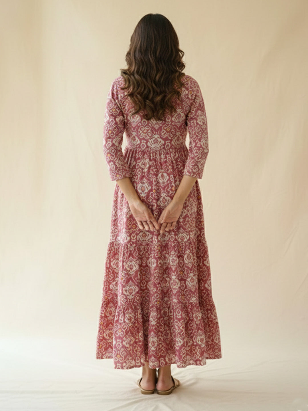 Women’s Multicolour Rayon Embroidered Anarkali Dress