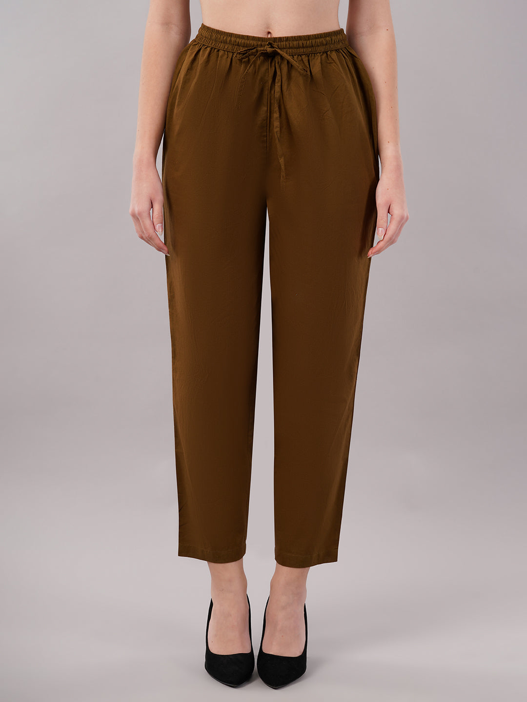 dhartii Mustard Yellow Embroidered Cotton Suit Set