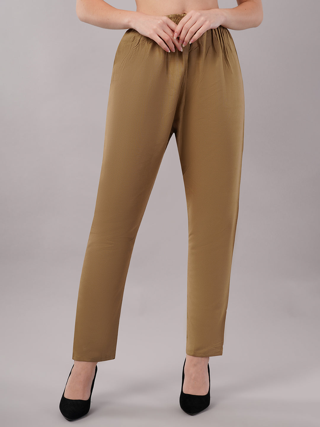 dhartii Camel Brown Floral Zardozi Suit Set