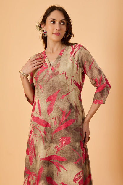 dhartii  Multicolor Abstract Aura Multicolor Co-Ord Set