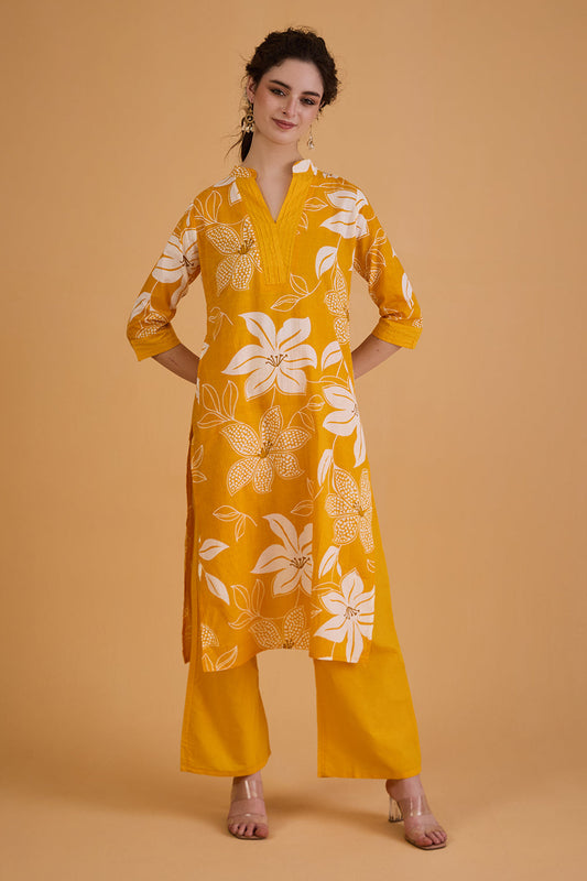 dhartii  Marigold Muse Co-Ord Set